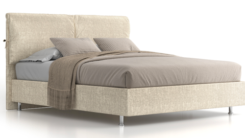 Letto contenitore Desiderio con cuscini